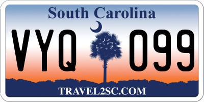 SC license plate VYQ099