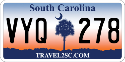 SC license plate VYQ278