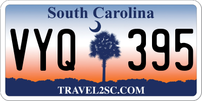 SC license plate VYQ395