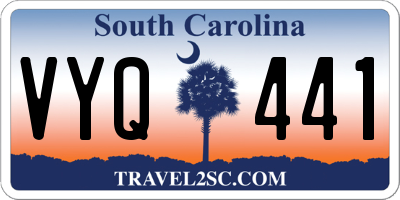 SC license plate VYQ441