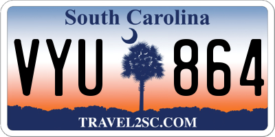 SC license plate VYU864