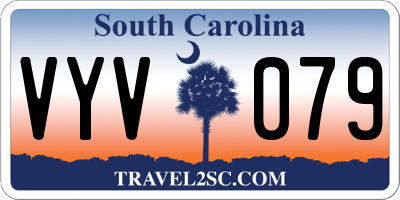 SC license plate VYV079