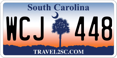 SC license plate WCJ448