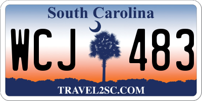 SC license plate WCJ483