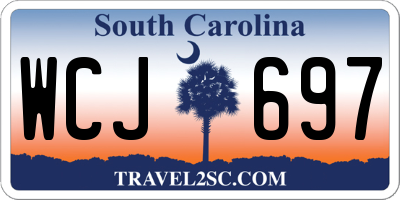 SC license plate WCJ697