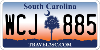 SC license plate WCJ885