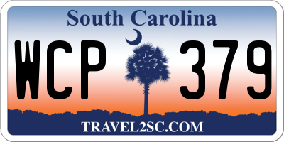 SC license plate WCP379