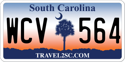 SC license plate WCV564