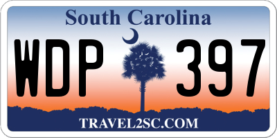 SC license plate WDP397