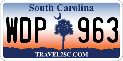SC license plate WDP963