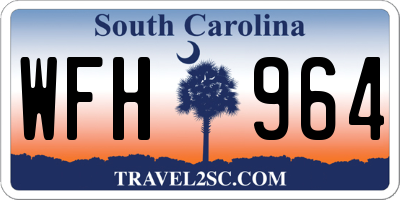 SC license plate WFH964