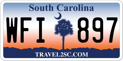 SC license plate WFI897