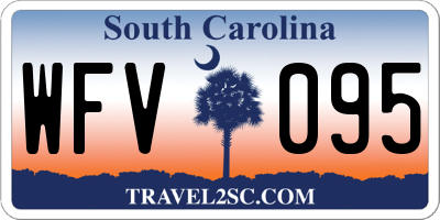 SC license plate WFV095