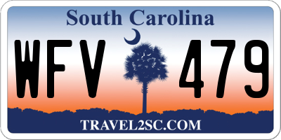 SC license plate WFV479