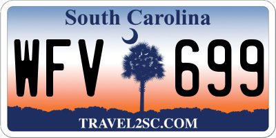 SC license plate WFV699