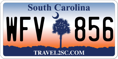 SC license plate WFV856