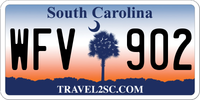 SC license plate WFV902