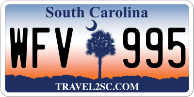 SC license plate WFV995