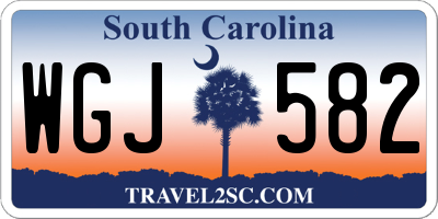 SC license plate WGJ582