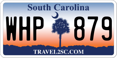 SC license plate WHP879