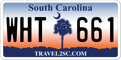 SC license plate WHT661