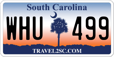 SC license plate WHU499