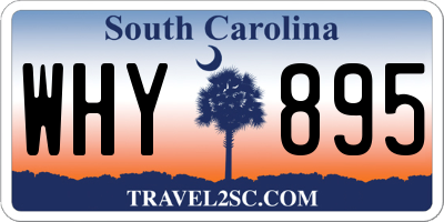 SC license plate WHY895