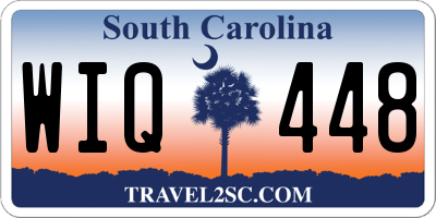 SC license plate WIQ448