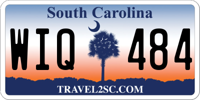 SC license plate WIQ484