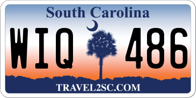 SC license plate WIQ486