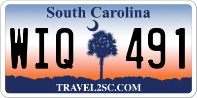 SC license plate WIQ491