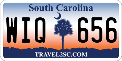 SC license plate WIQ656