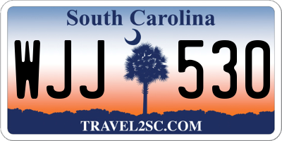 SC license plate WJJ530