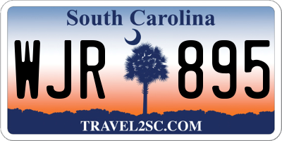 SC license plate WJR895