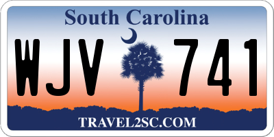 SC license plate WJV741