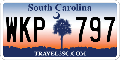 SC license plate WKP797