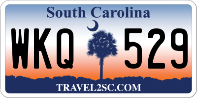 SC license plate WKQ529