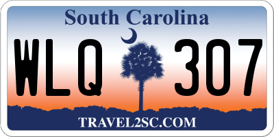 SC license plate WLQ307