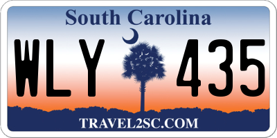 SC license plate WLY435