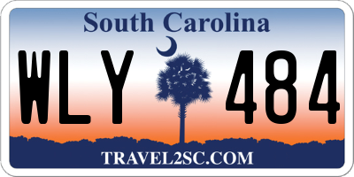 SC license plate WLY484