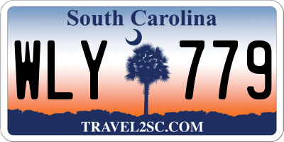 SC license plate WLY779