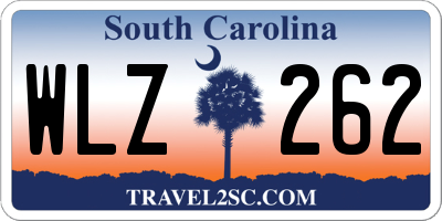 SC license plate WLZ262
