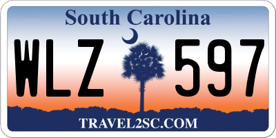 SC license plate WLZ597