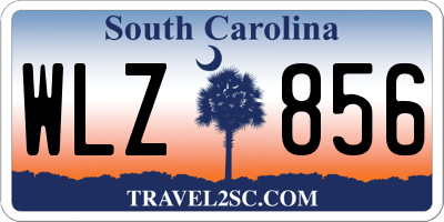 SC license plate WLZ856