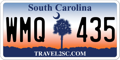 SC license plate WMQ435