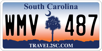 SC license plate WMV487
