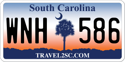 SC license plate WNH586