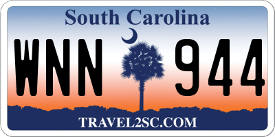 SC license plate WNN944