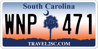 SC license plate WNP471