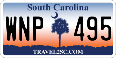 SC license plate WNP495